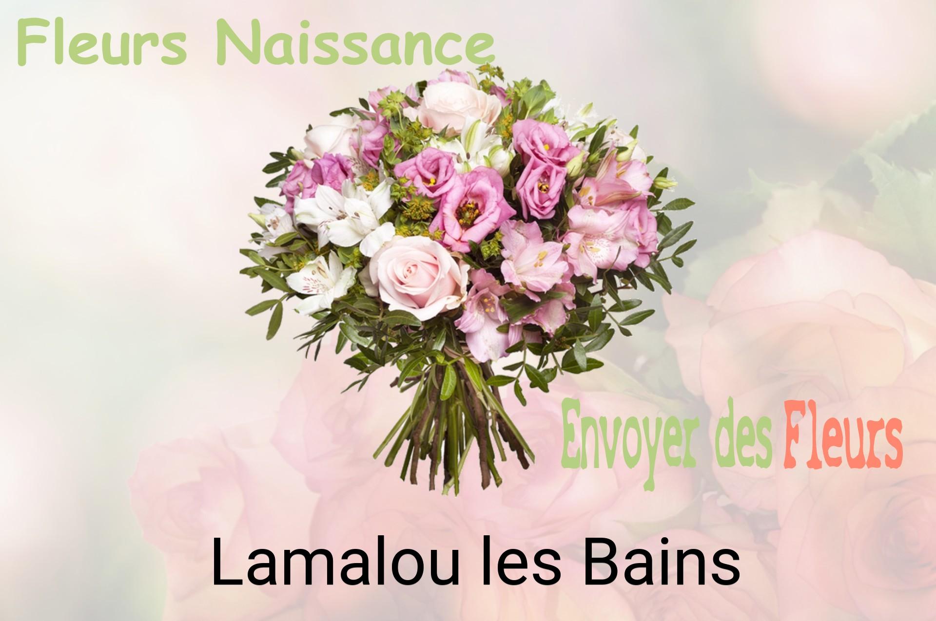 Bouquet de fleurs de naissance livré à Lamalou-les-Bains